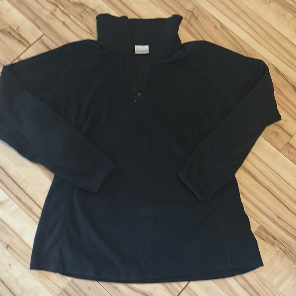 Columbia Womens Black Glacial IV Half Zip Pullover